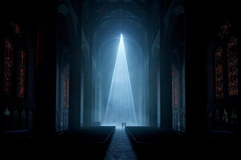 light illuminates san francisco cathedral with ephemeral atmosphere
