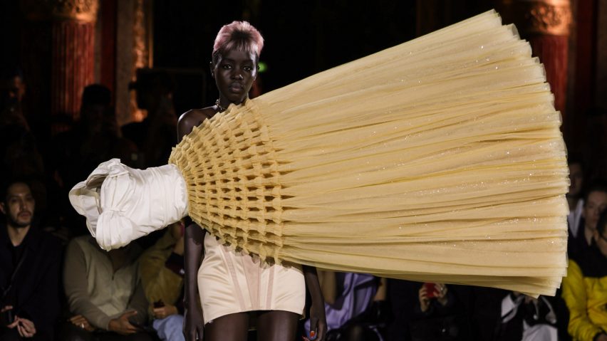 Viktor & Rolf creates rotated ballgowns for Paris Couture Week