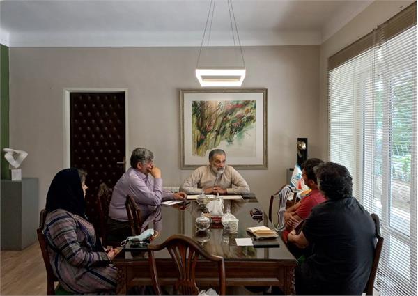 دیدار اعضای هیات مدیره انجمن هنرمندان مجسمهساز ایران با مدیرکل هنرهای تجسمی