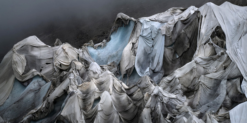 Thomas wrede`s photography series captures fragile glacier landscapes