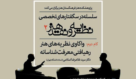 پژوهشكده هنر برگزار میكند؛ سلسله درسگفتارهای نظریه و نقد هنر
