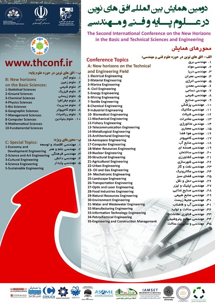 دومین همایش بین المللی افق های نوین در علوم پایه و فنی و مهندسی