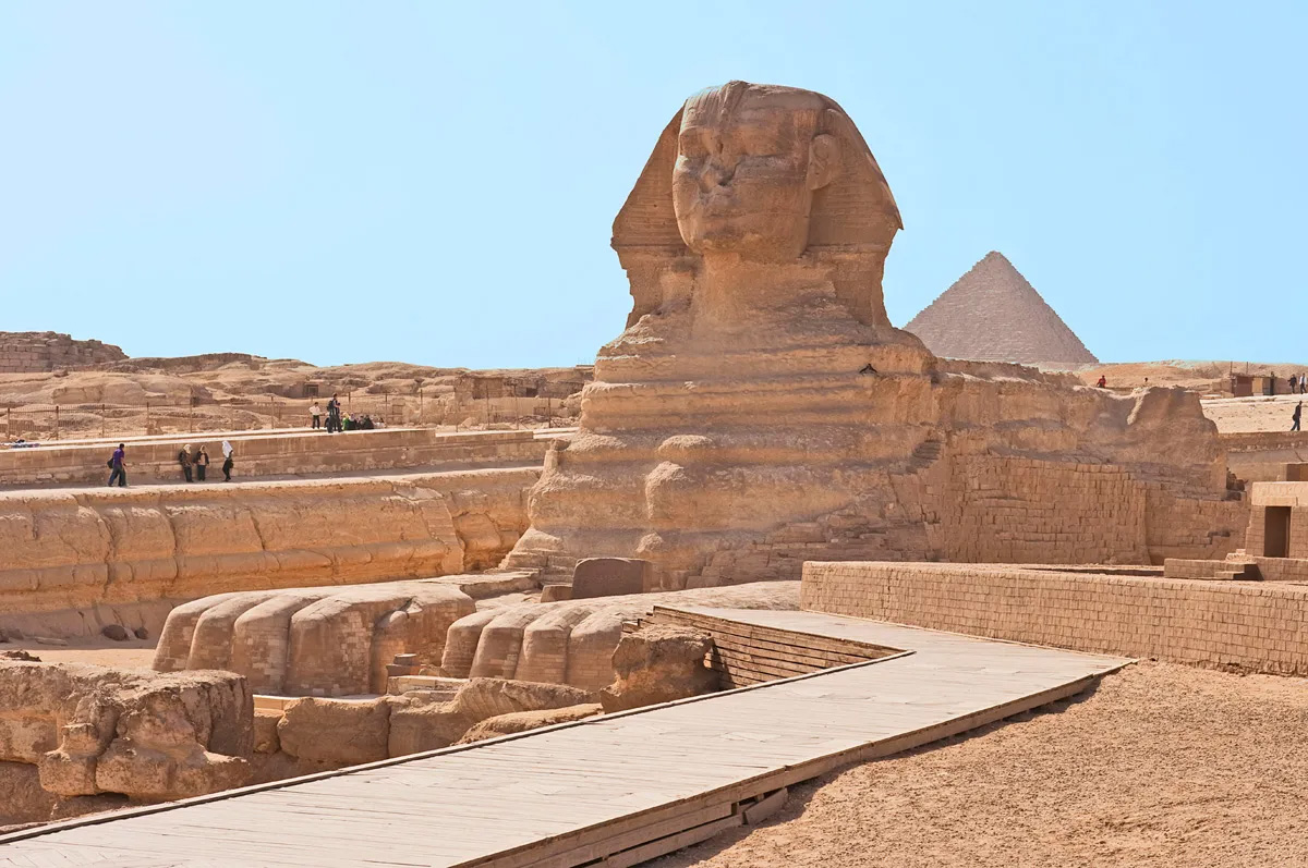 Ancient Egyptian Pyramids, Sphinx Close to Public for Tech Billionaire`s Lavish Wedding